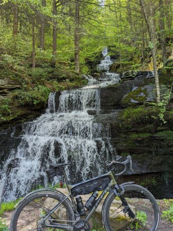The Endless Mountains 430 Challenge bikepacking waterfalls